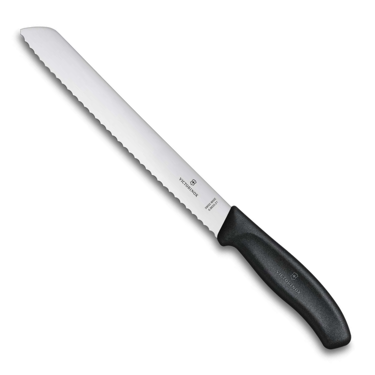 Victorinox Μαχαίρι ψωμιού 21 εκατ. μαύρη λαβή Swiss Classic 6.8633.21B