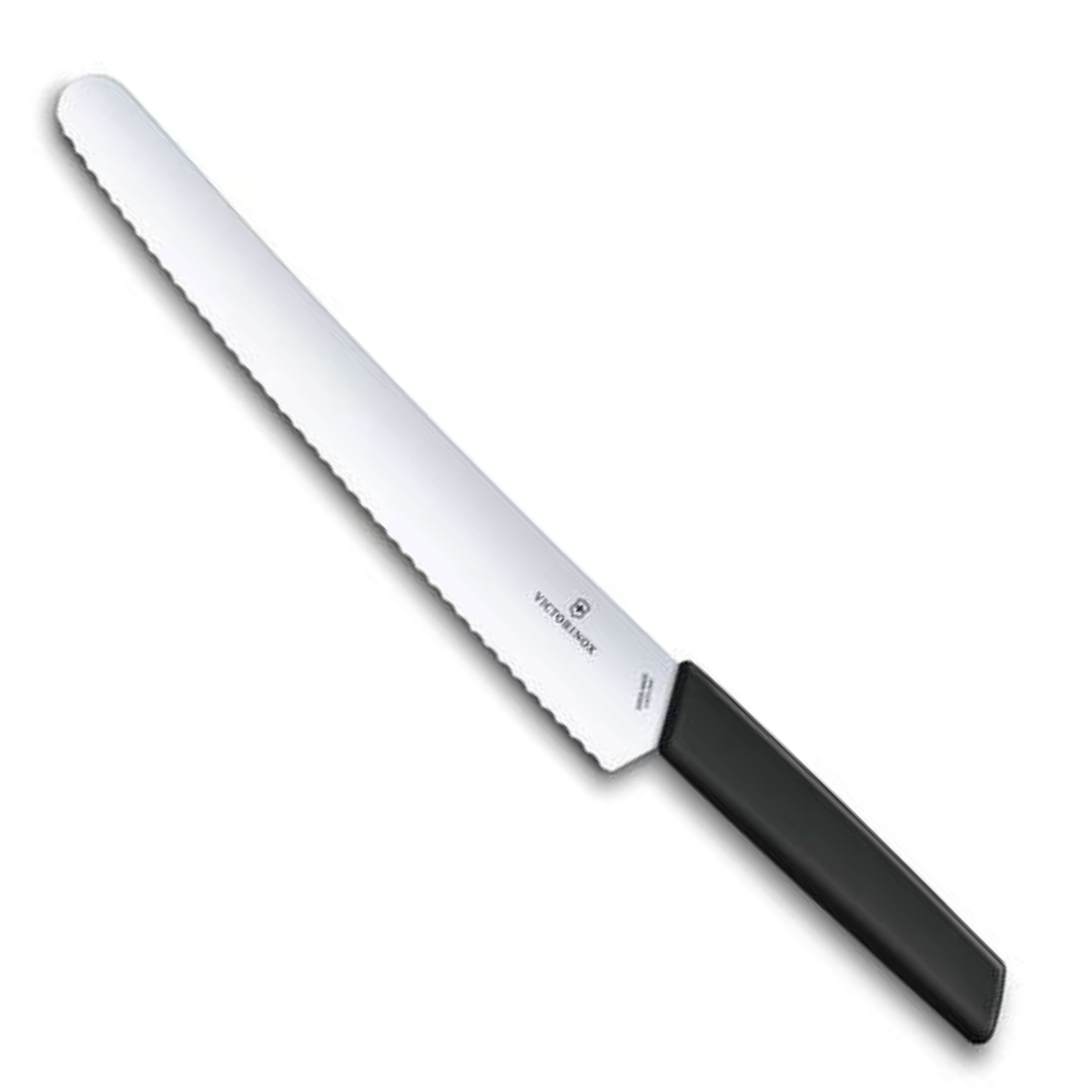 Victorinox Μαχαίρι ψωμιού-ζαχαροπλαστικής 26 εκατ.οδοντωτό, μαύρη λαβή Swiss Modern