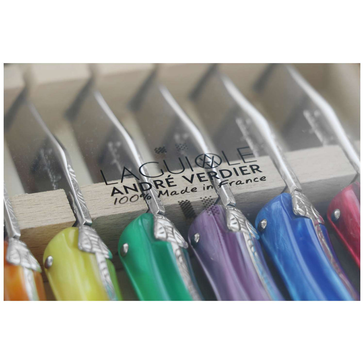 Andre verdier Steak Knife 12 cm 6-Piece Set Gift Box Bright Laguiole Deluxe