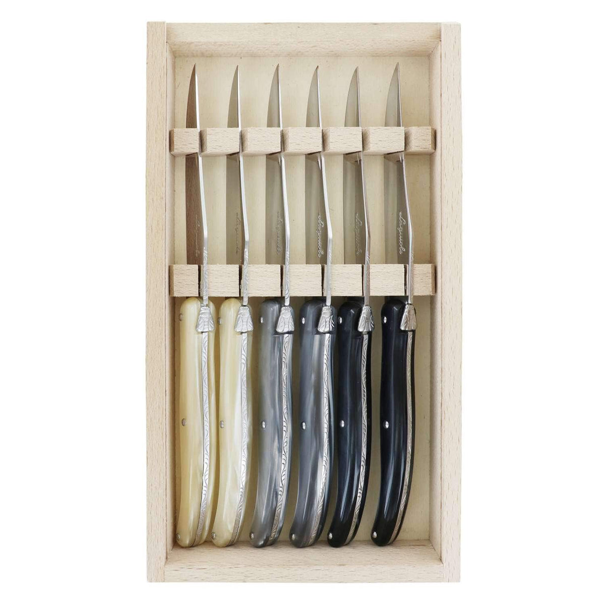 Andre verdier Steak Knife 12 cm 6-Piece Set Gift Box Neutral Laguiole Deluxe