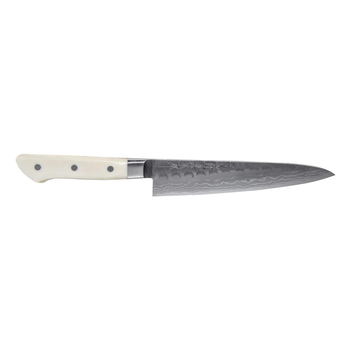 Tojiro Handmade Hammered Aogami Damascus Chef's Knife 18 cm Micarta Handle