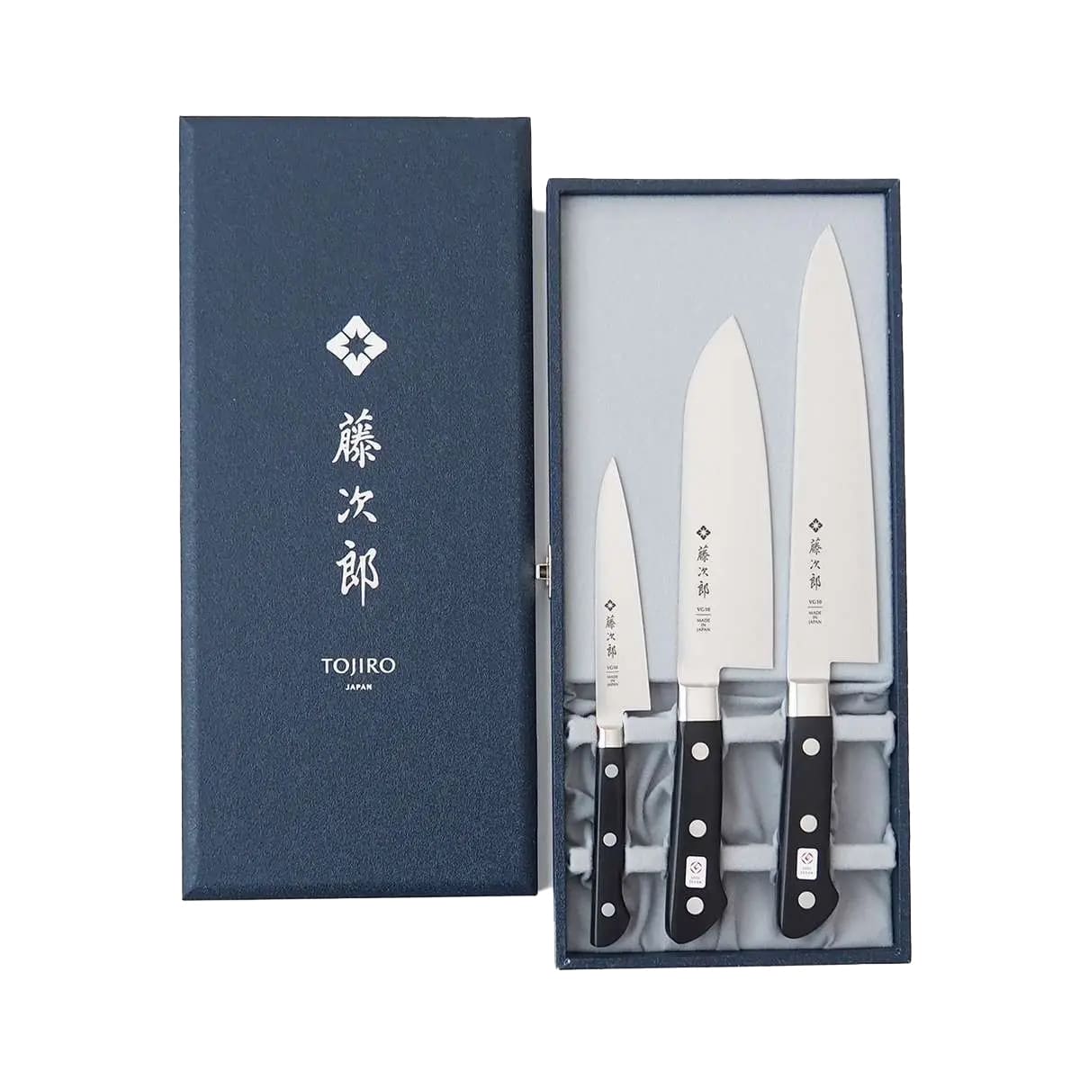 Tojiro Knives Set 3 pcs In Gift Box Classic