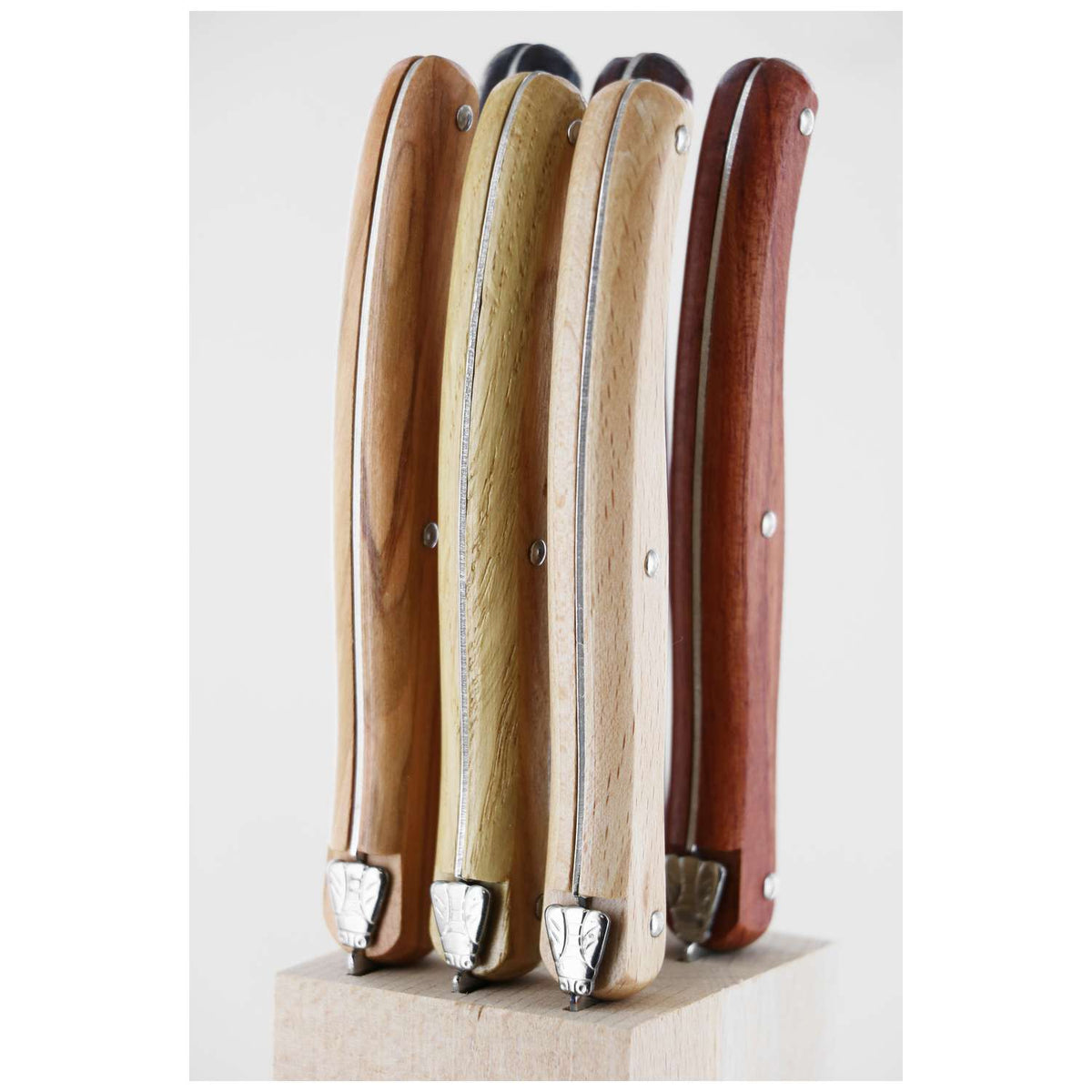 Andre verdier Knife Block 6-Piece Set Laguiole Debutant Country 66006MBBP