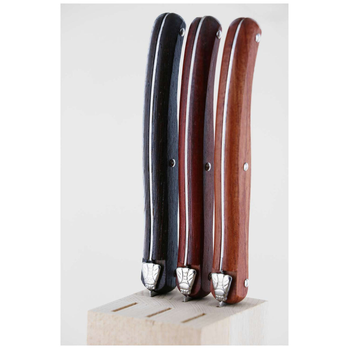Andre verdier Knife Block 6-Piece Set Laguiole Debutant Country 66006MBBP