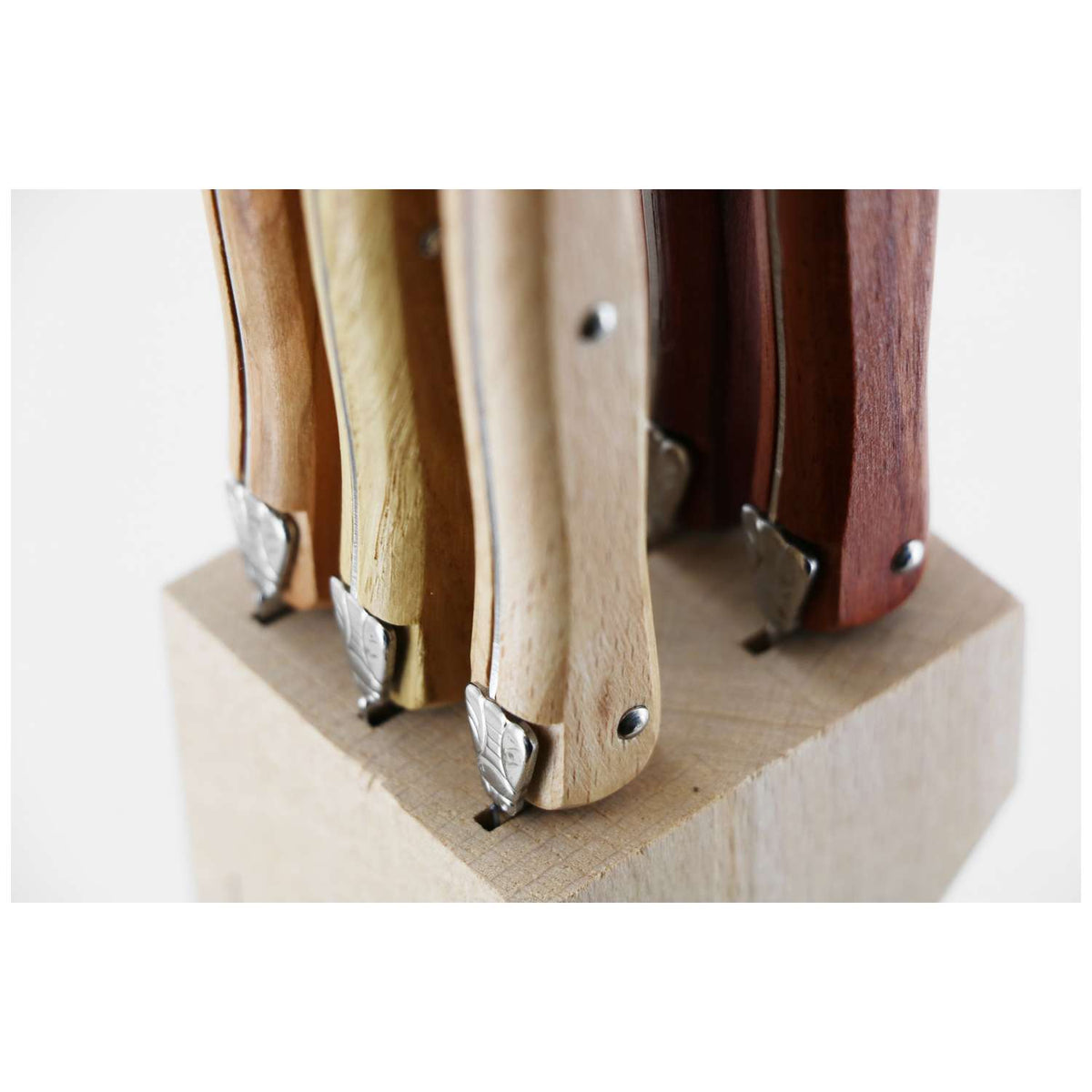Andre verdier Knife Block 6-Piece Set Laguiole Debutant Country 66006MBBP