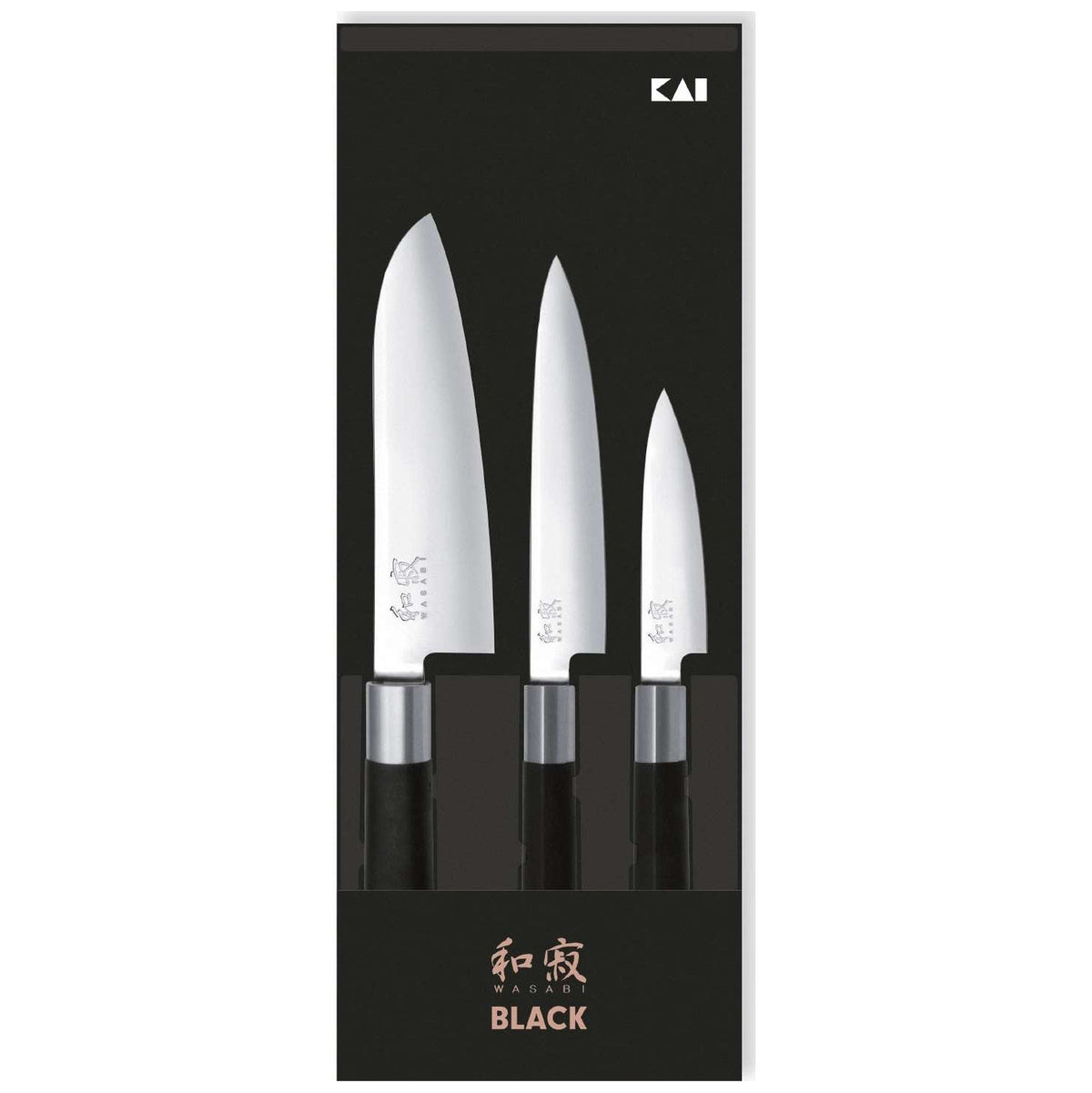 KAI Knives 3 pcs Set Wasabi 67S-310
