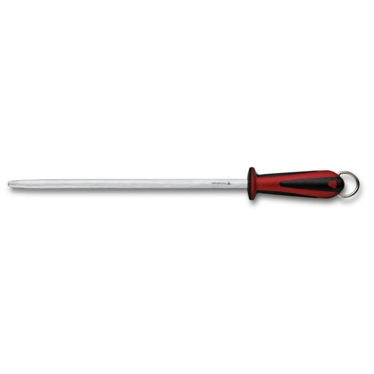 Victorinox Sharpening Steel 30 cm Round Fine Grit, Dual Grip Handle 7.8511