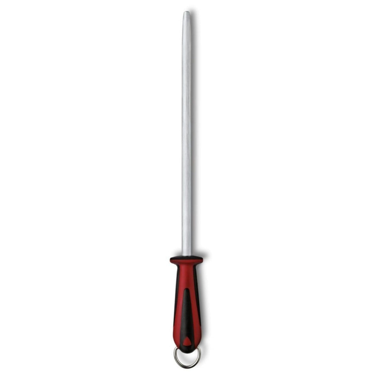 Victorinox Sharpening Steel 30 cm Round Fine Grit, Dual Grip Handle 7.8511