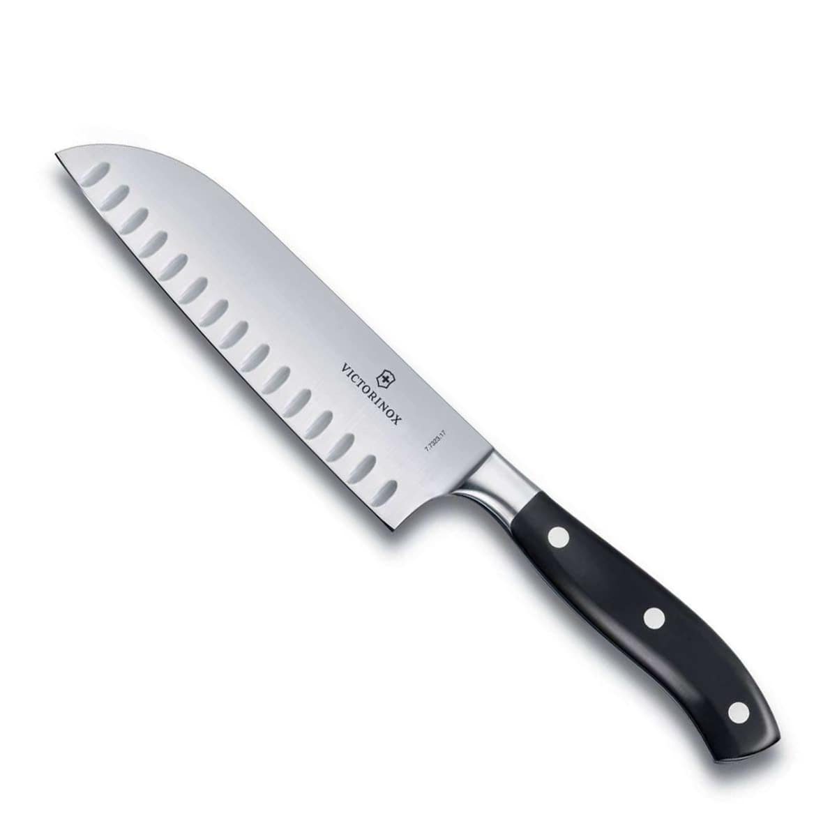 Victorinox Forged Hollow Edge Santoku Knife 17 cm Gift Box Grand Maitre 7.7323.17G