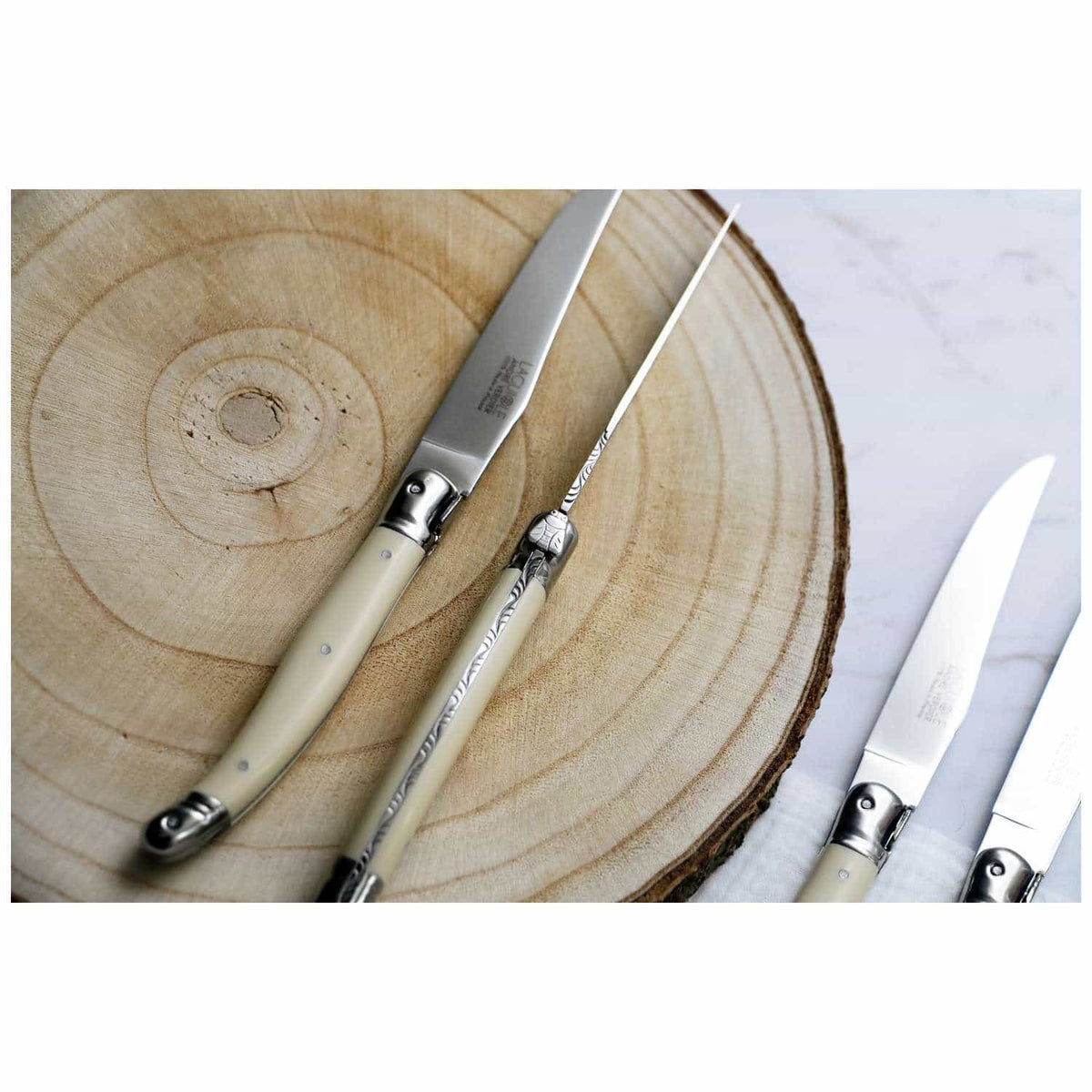 Andre verdier Steak Knife 12 cm With Ivory Handle Laguiole Classique 70.25I/ETZ