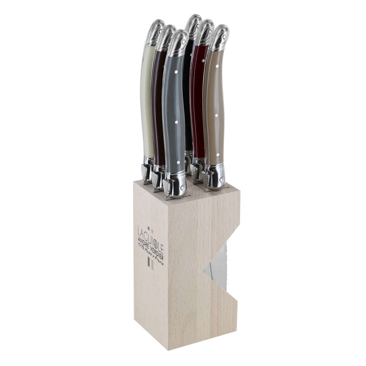 Andre verdier Knife Block 6-Piece Set Tradition Laguiole Debutant 706TRBBP