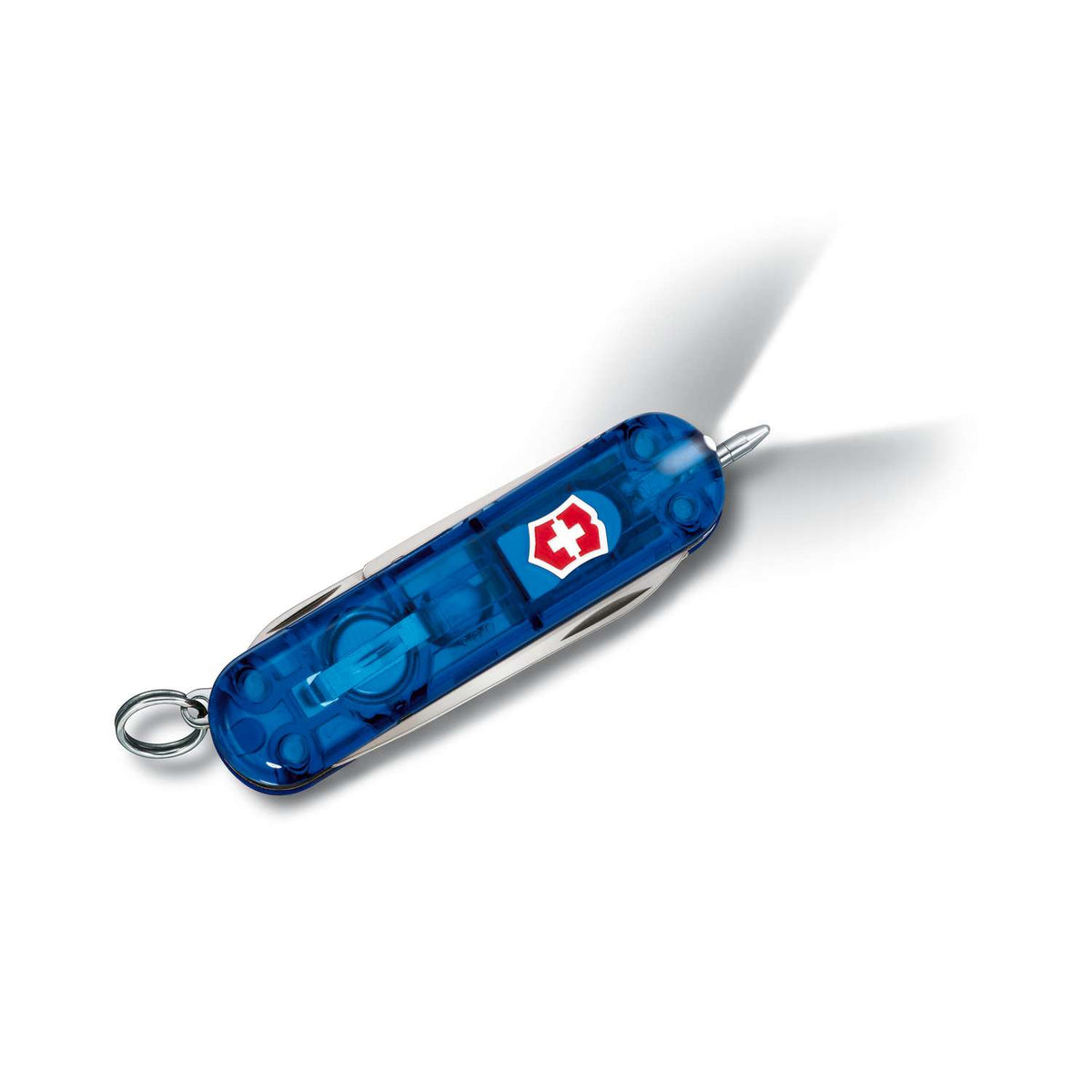 Victorinox Signature Lite Swiss Army Knife 58 mm 7 Functions Blue Transparent 0.6226.T2