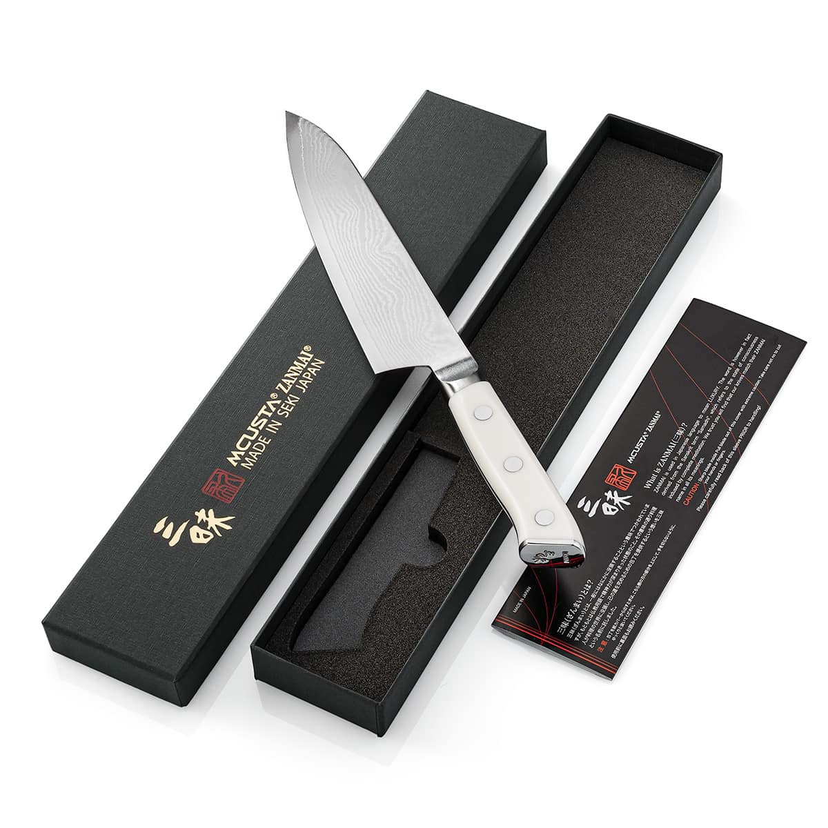 Mcusta zanmai Damascus Chef's Knife 18 cm Classic Damascus Corian HKC-3004D