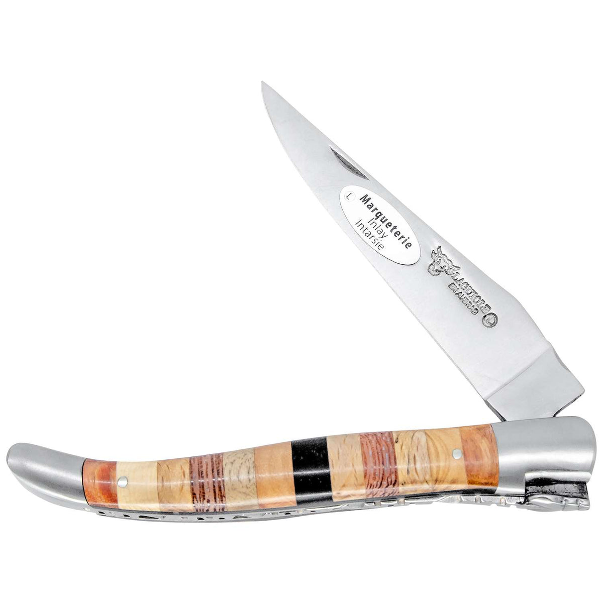 Laguiole en aubrac Folding Knife 12 cm With Mixed Wood Handle Laguiole en Aubrac L0212WSIF