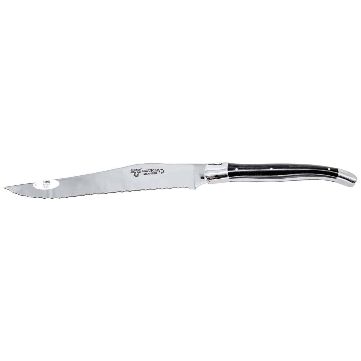 Laguiole en aubrac Bread Knife 18.5 cm With Buffalo Horn Handle Laguiole en Aubrac C2P99BUI