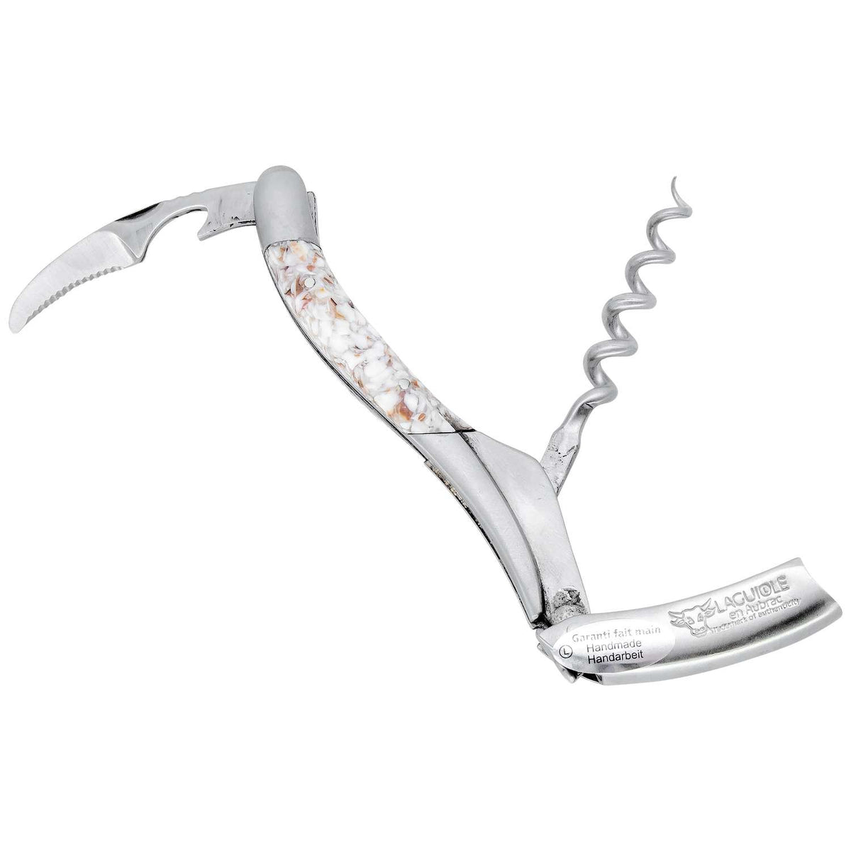 Laguiole en aubrac Handcrafted Corkscrew Horn Handle Laguiole en Aubrac SOM99CQCI