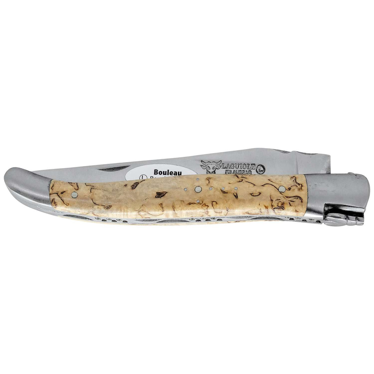 Laguiole en aubrac Folding Knife 12 cm With Birch Wood Handle Laguiole en Aubrac L0212bhif