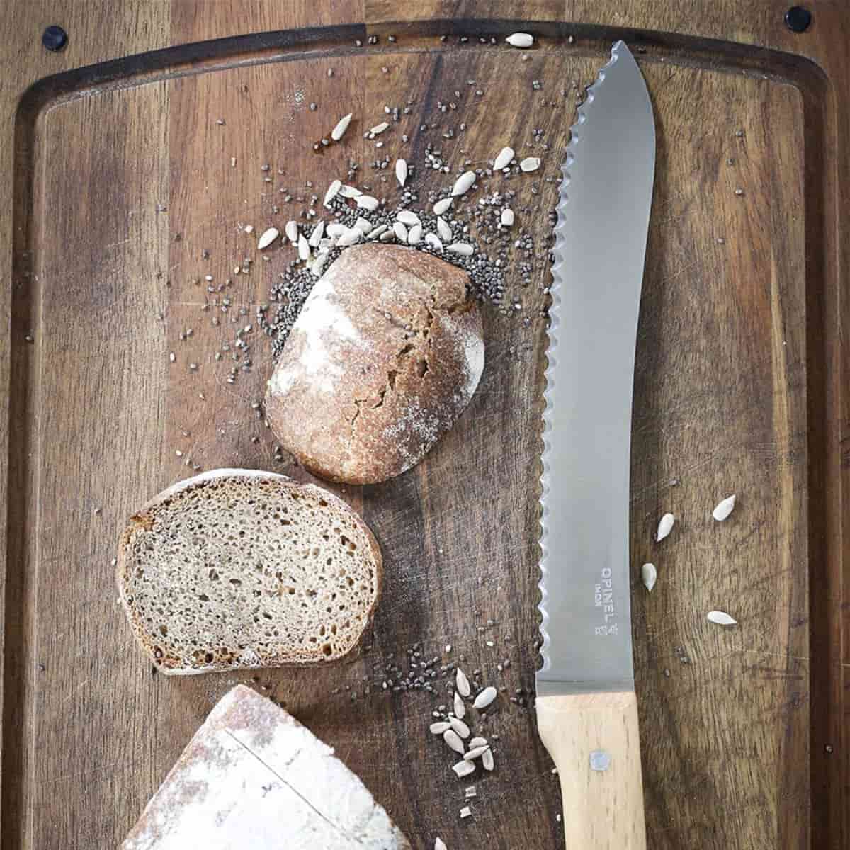 Opinel Bread Knife 21 cm Beechwood Handle No 116 Parallele 001816