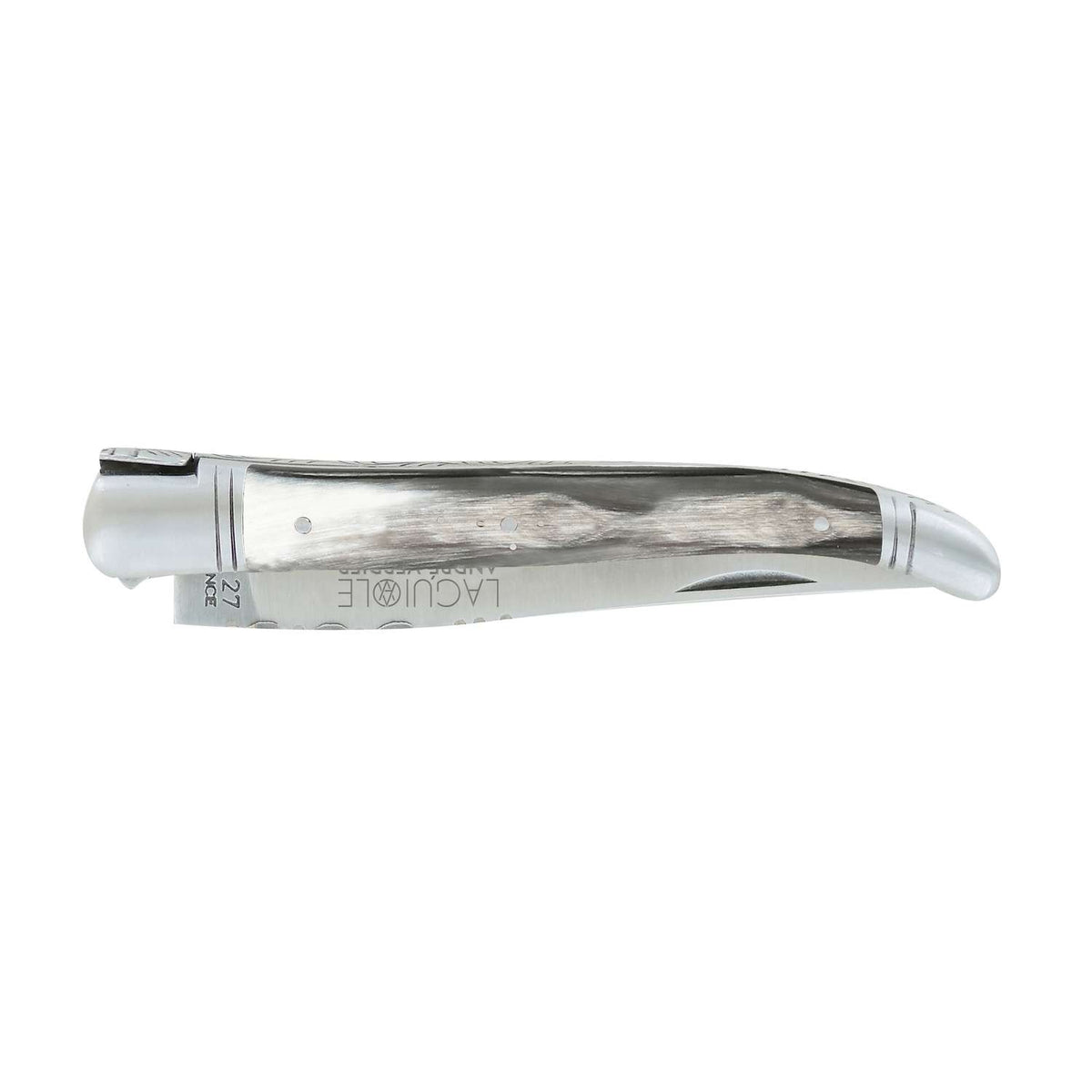 Andre verdier Pocket Knife 12 cm Black Horn Handle Laguiole Prestige