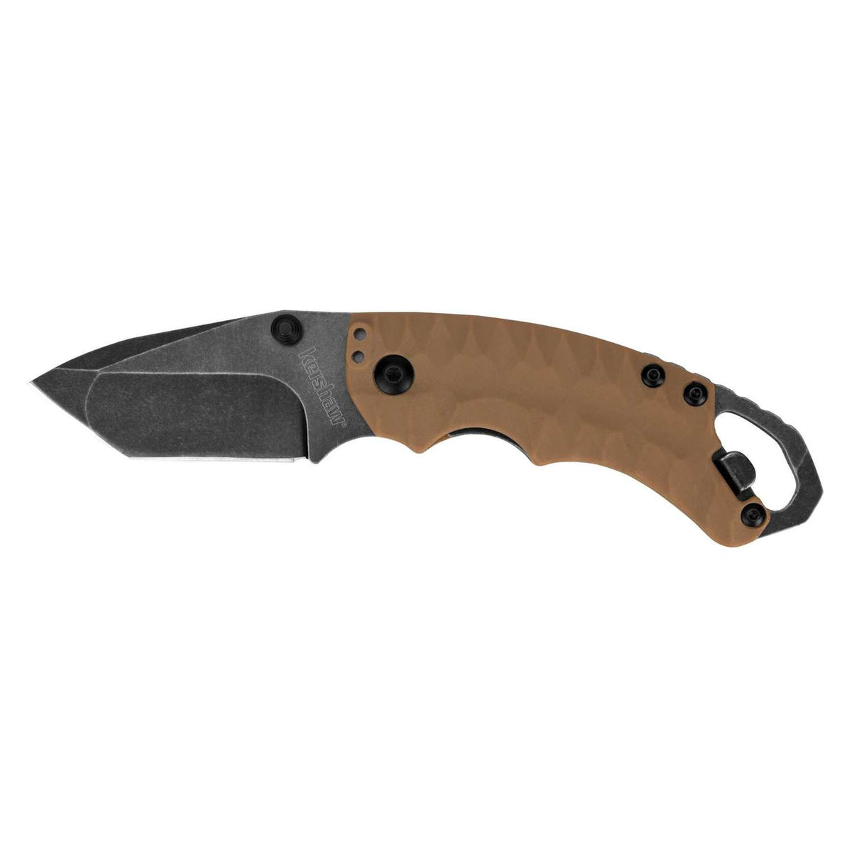 Kershaw Shuffle Tanto BlackWash Pocket Knife 7 cm Brown Handle 86 gr