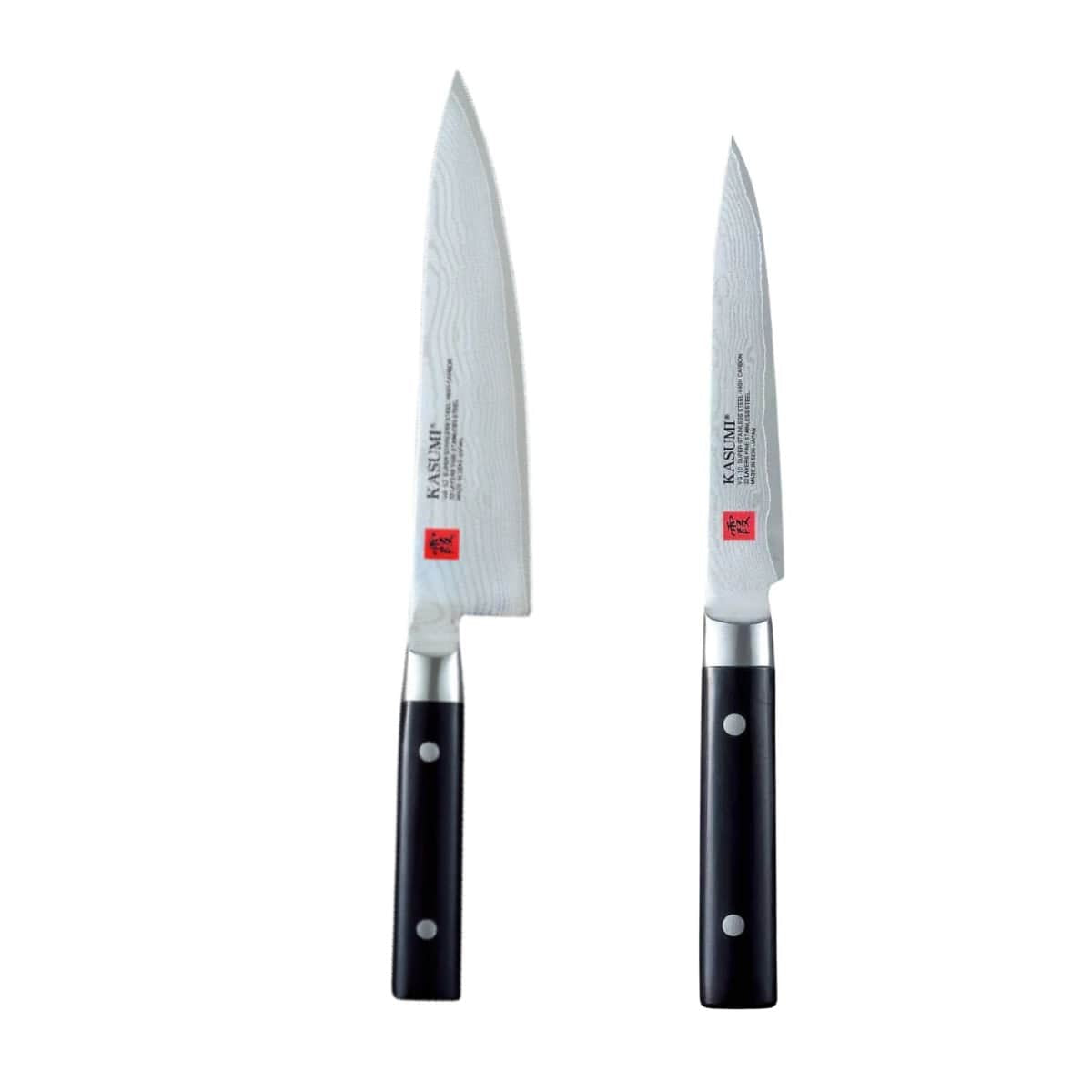 Kasumi Knives Set 2 pcs In Gift Box Damascus 88020-12