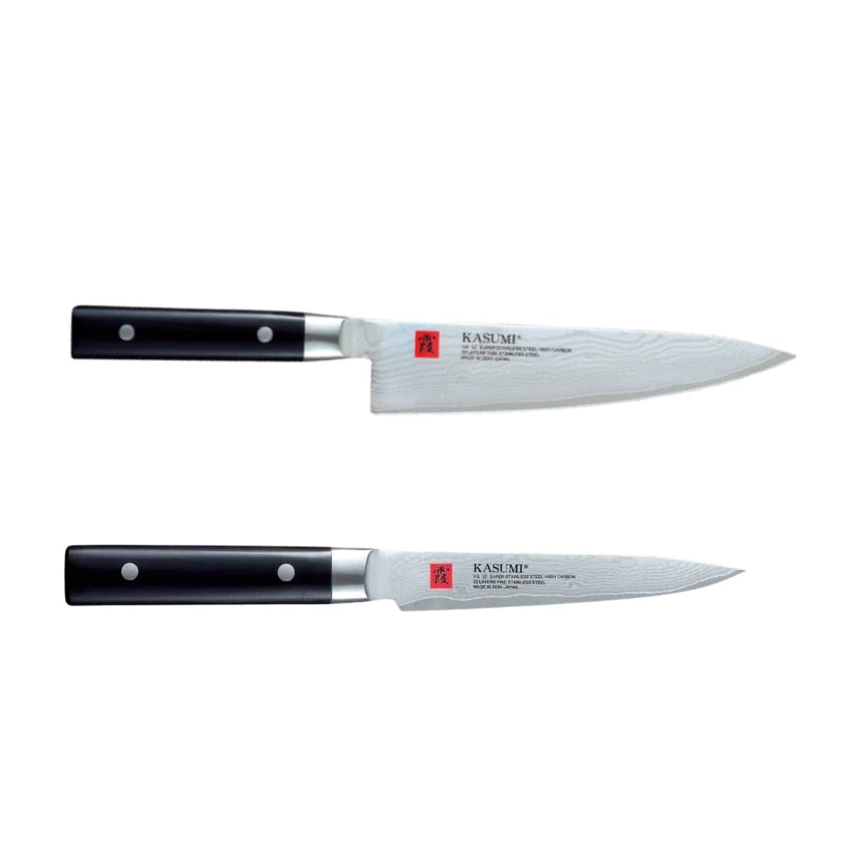 Kasumi Knives Set 2 pcs In Gift Box Damascus 88020-12
