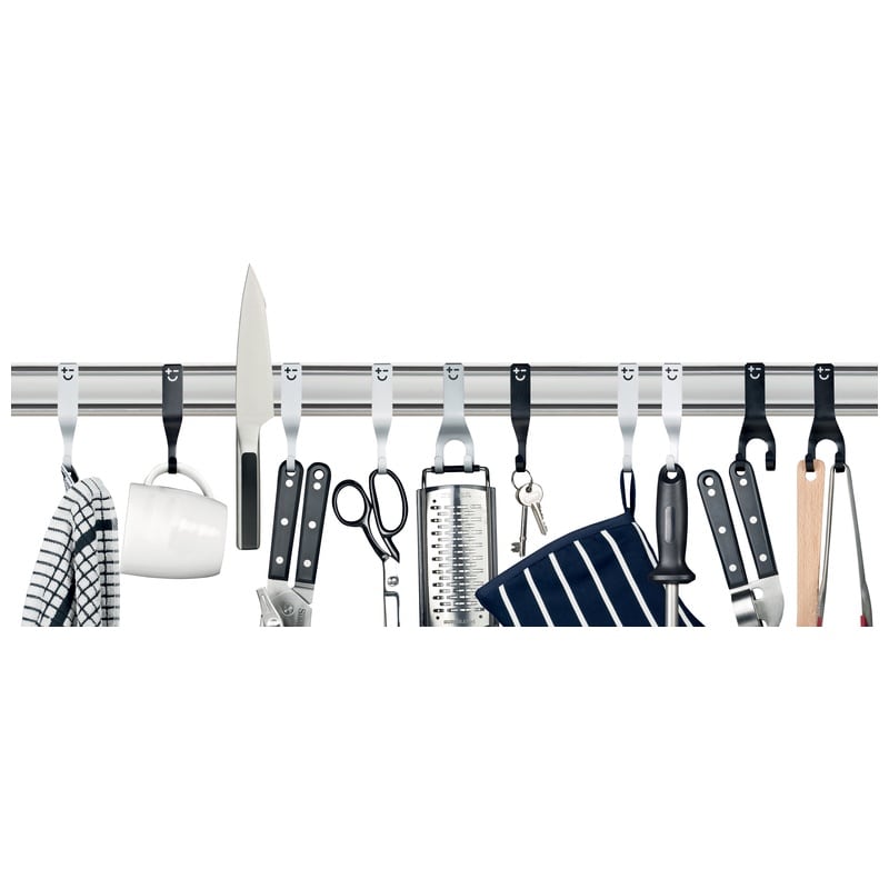 Bisbell Double Magnetic Knife Hook Metal BMDOHCDU01