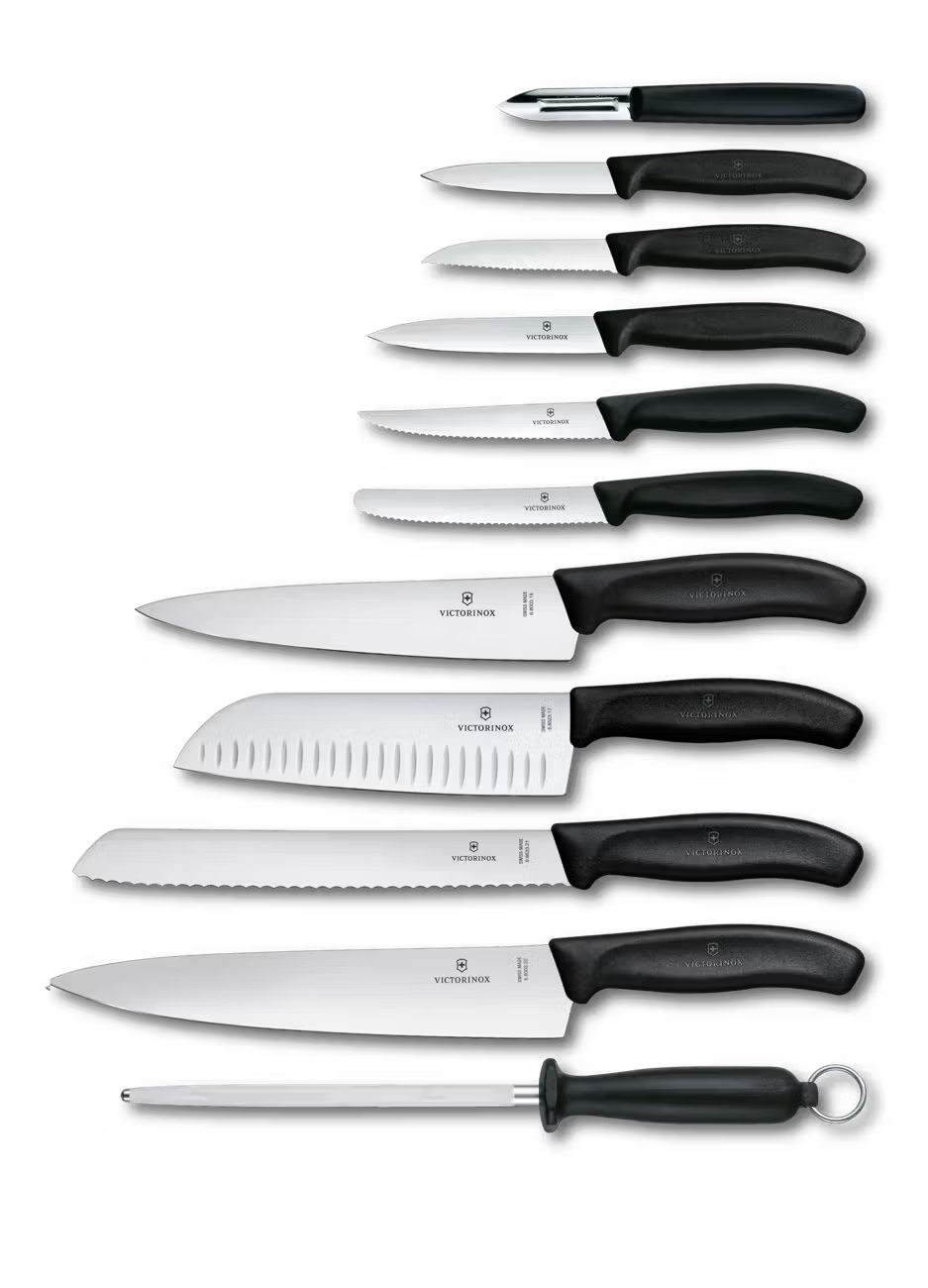 Victorinox Μπλοκ ξύλινο 11 μαχαίριών Swiss Classic 6.7153.11
