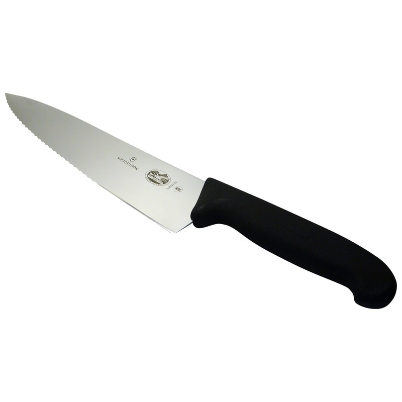 Victorinox Half Serrated Chef's Knife 25 cm Fibrox 5.2033.25