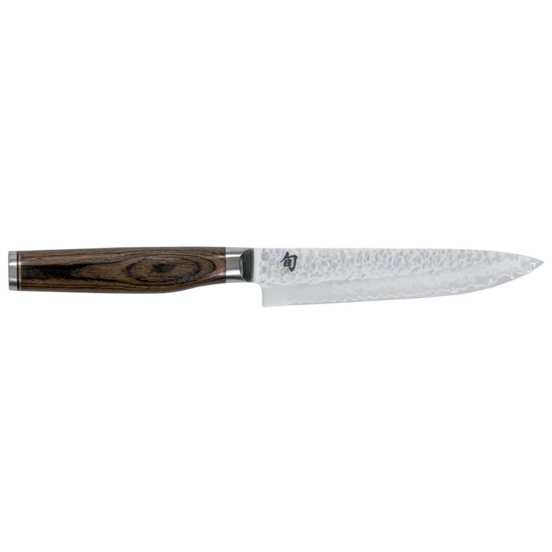 KAI Damascus Steak Knives 13 cm 2 Piece Set Shun Premier Tim Malzer TDMS-400