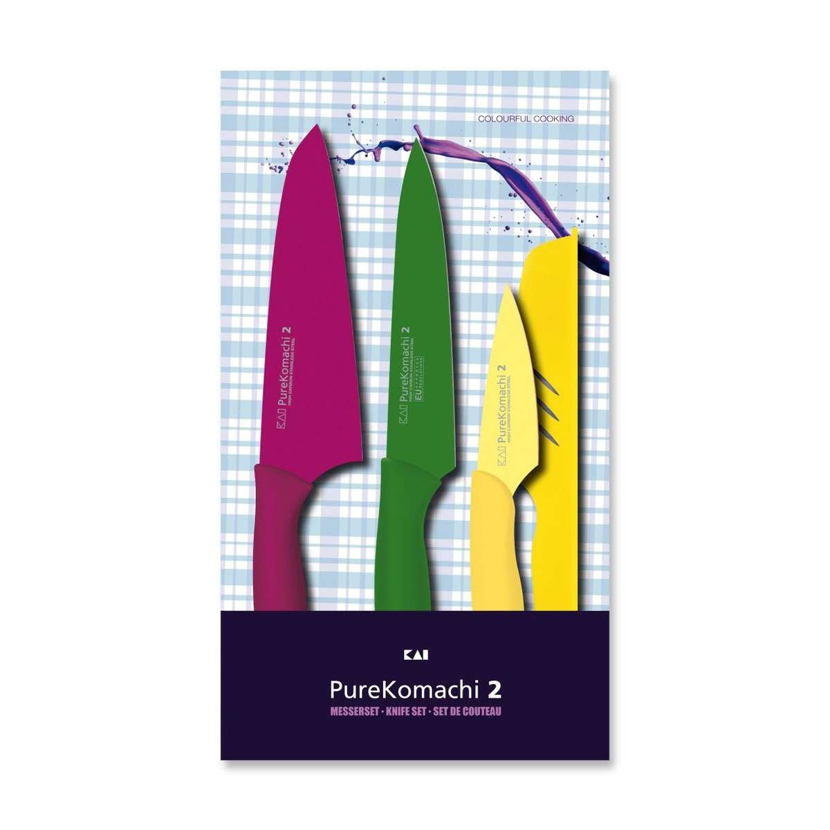 KAI Knives 3 pcs Set Pure Komachi II ABS-0310