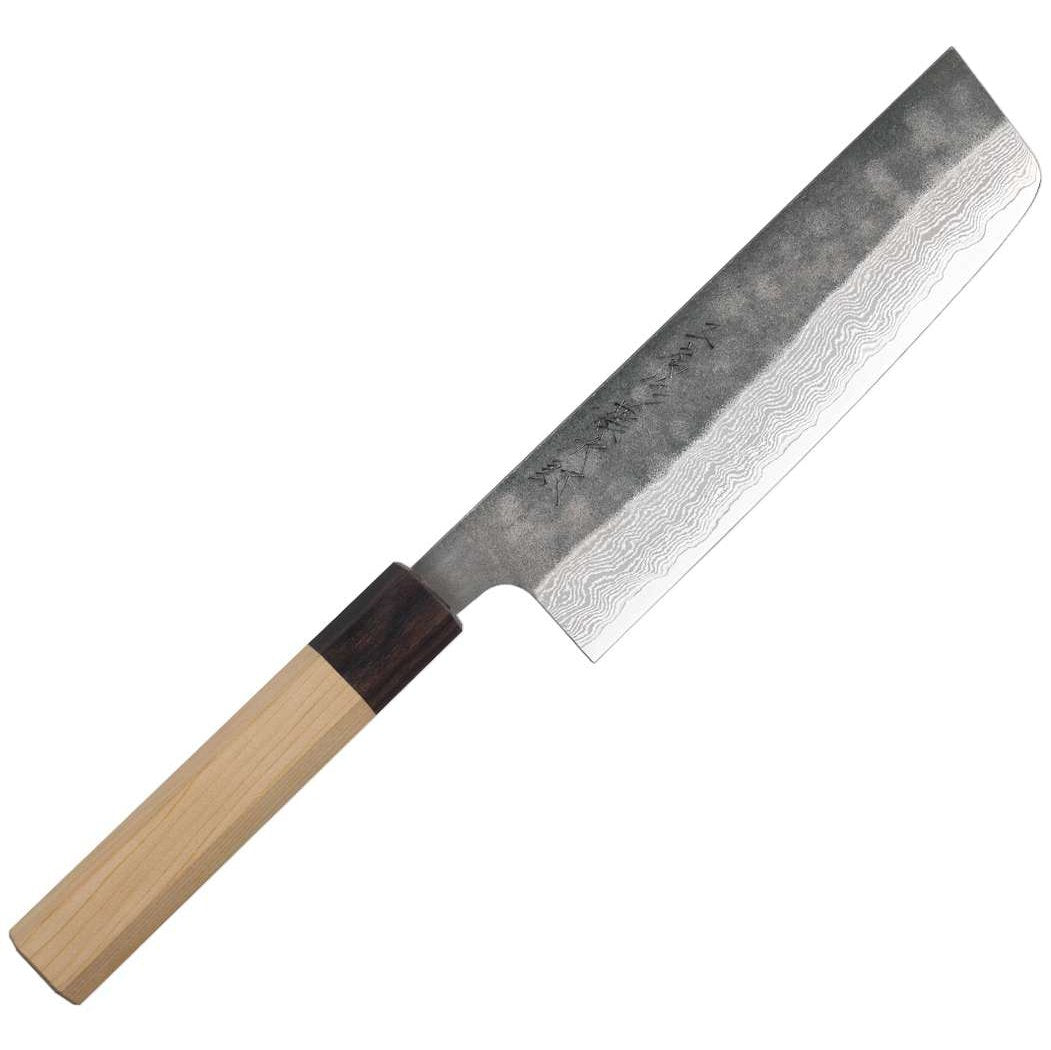 Tojiro Damascus Handmade Nakiri Knife 16.5 cm Cedar Handle