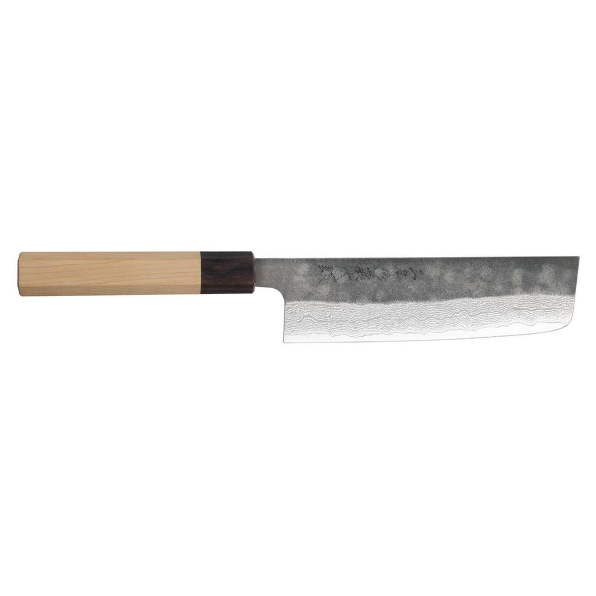 Tojiro Damascus Handmade Nakiri Knife 16.5 cm Cedar Handle