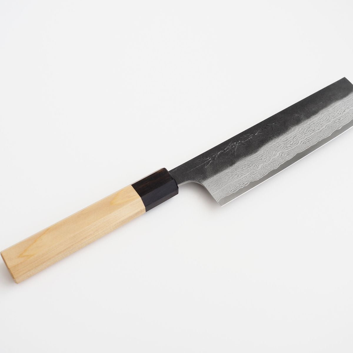 Tojiro Damascus Handmade Nakiri Knife 16.5 cm Cedar Handle