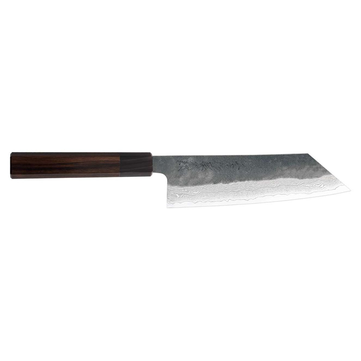Tojiro Damascus Handmade Bunka Knife 17 cm Ebony Handle