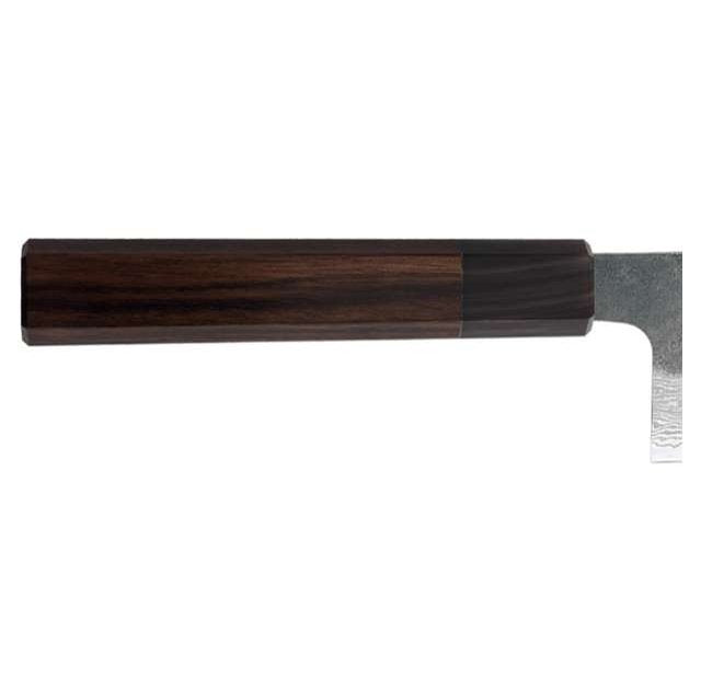Tojiro Damascus Handmade Santoku Knife 17 cm Ebony Handle
