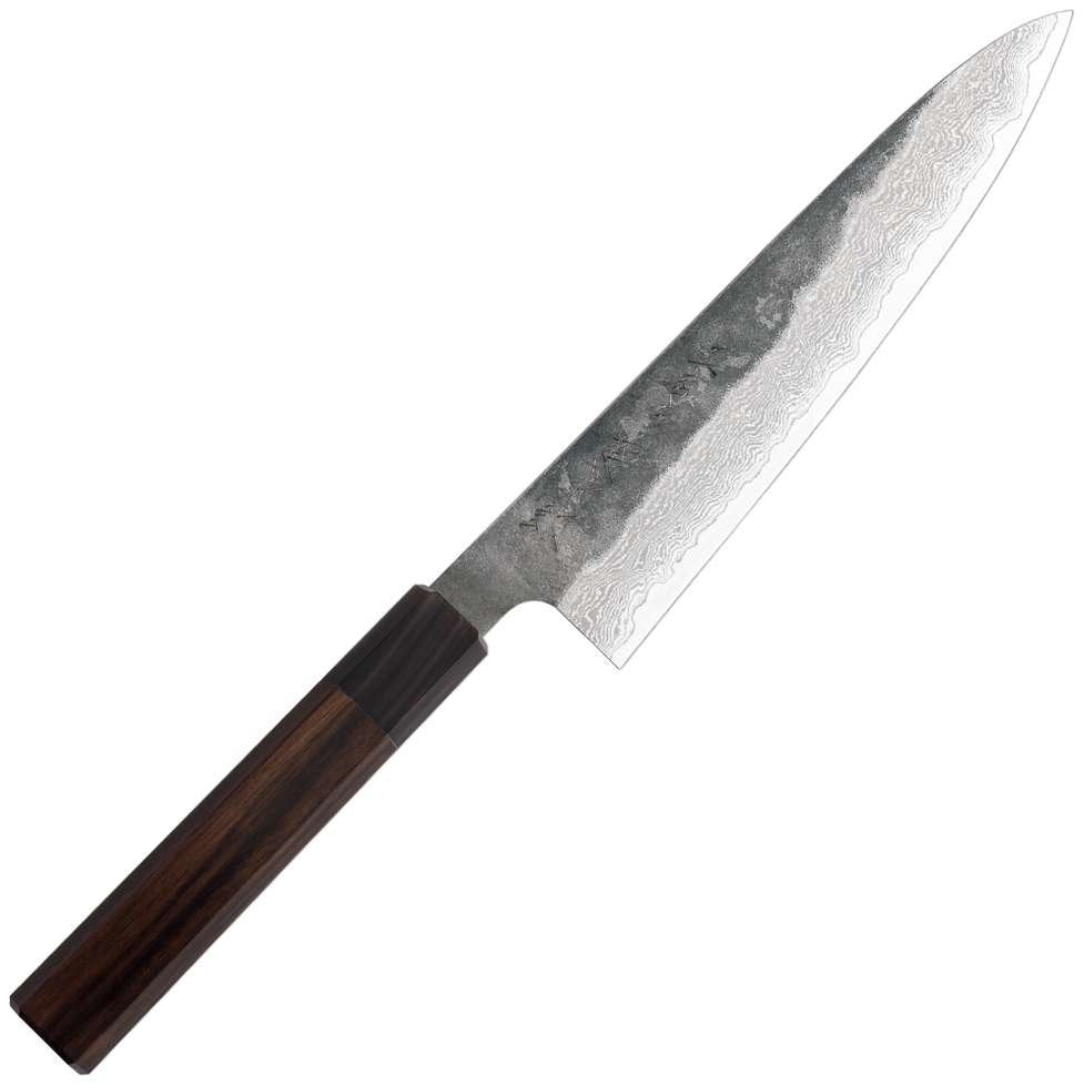 Tojiro Damascus Handmade Chef's Knife 18 cm Ebony Handle