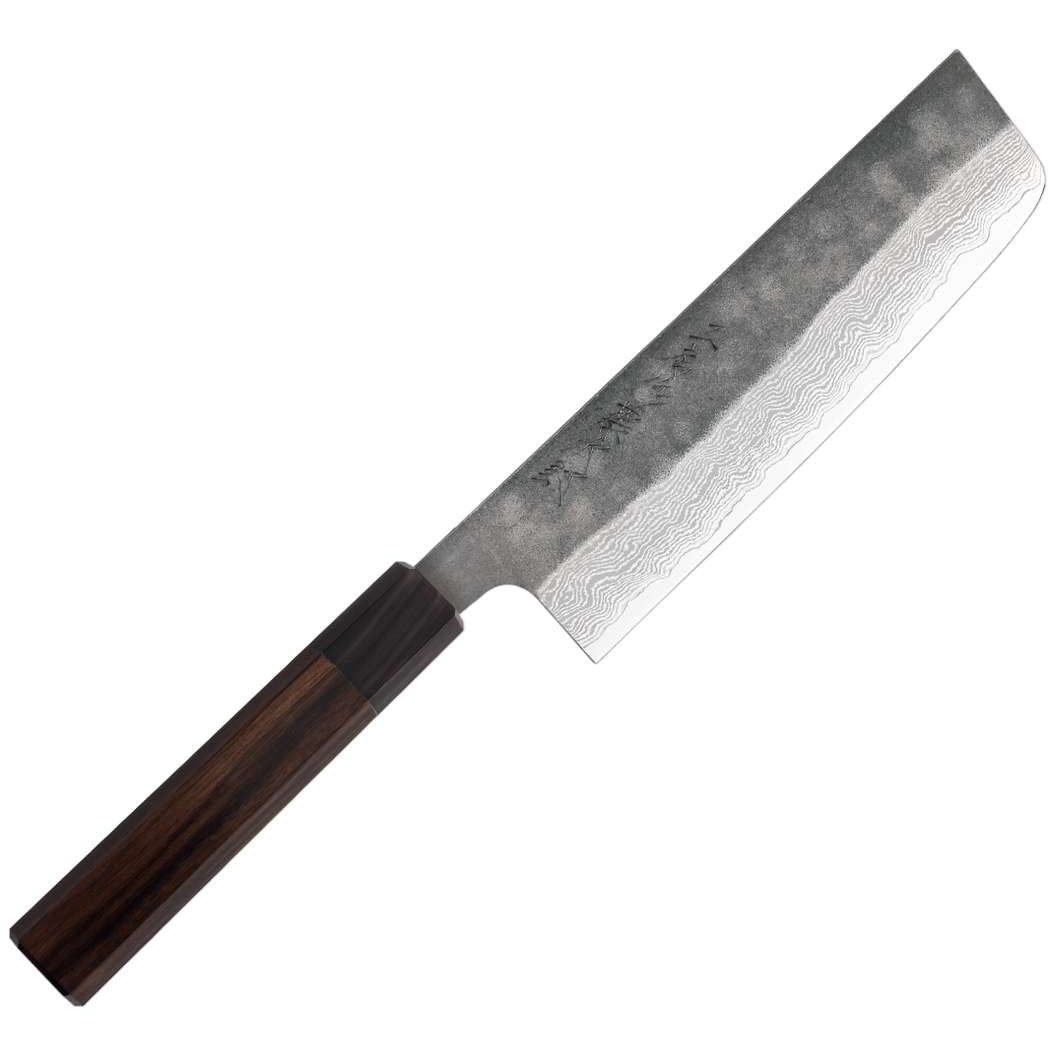 Tojiro Damascus Handmade Nakiri Knife 16.5 cm Ebony Handle
