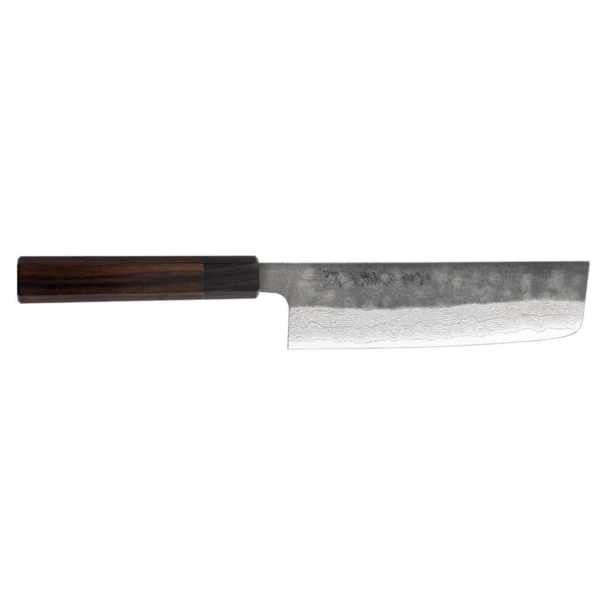 Tojiro Damascus Handmade Nakiri Knife 16.5 cm Ebony Handle