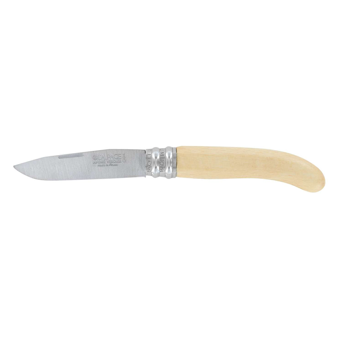 Andre verdier Carbon Steel Pocket Knife 8.5 cm With Beech Handle L'Alpage