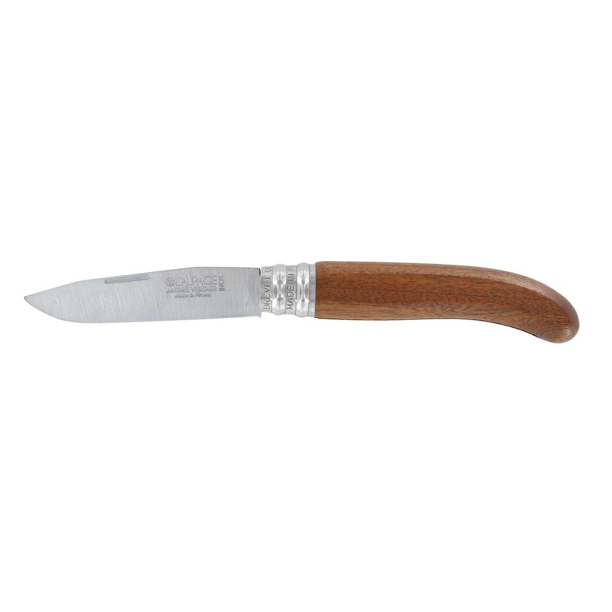 Andre verdier Pocket Knife 8.5 cm Wooden Sapelli Handle L'Alpage