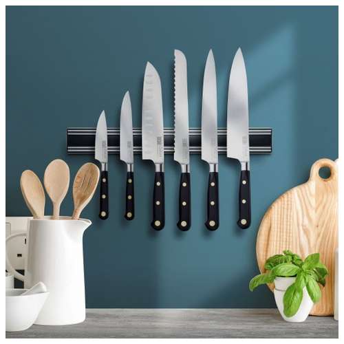 Bisbell Magnetic Knife Rack 50 cm Black Bisichef B44X50
