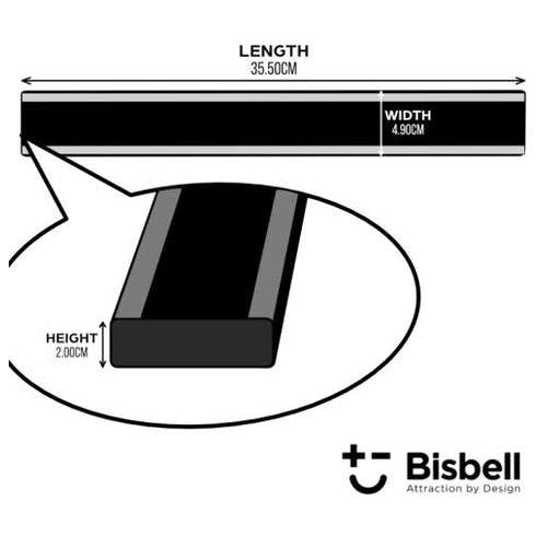 Bisbell Magnetic Knife Rack 35 cm Black Bisichef B44X35
