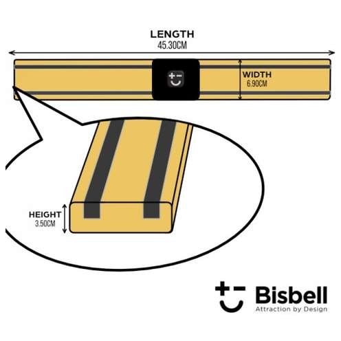Bisbell Bamboo Magnetic Knife Rack 45 cm Bisichef