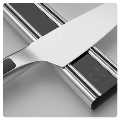 Bisbell Magnetic Knife Rack 45 cm Black Bisichef