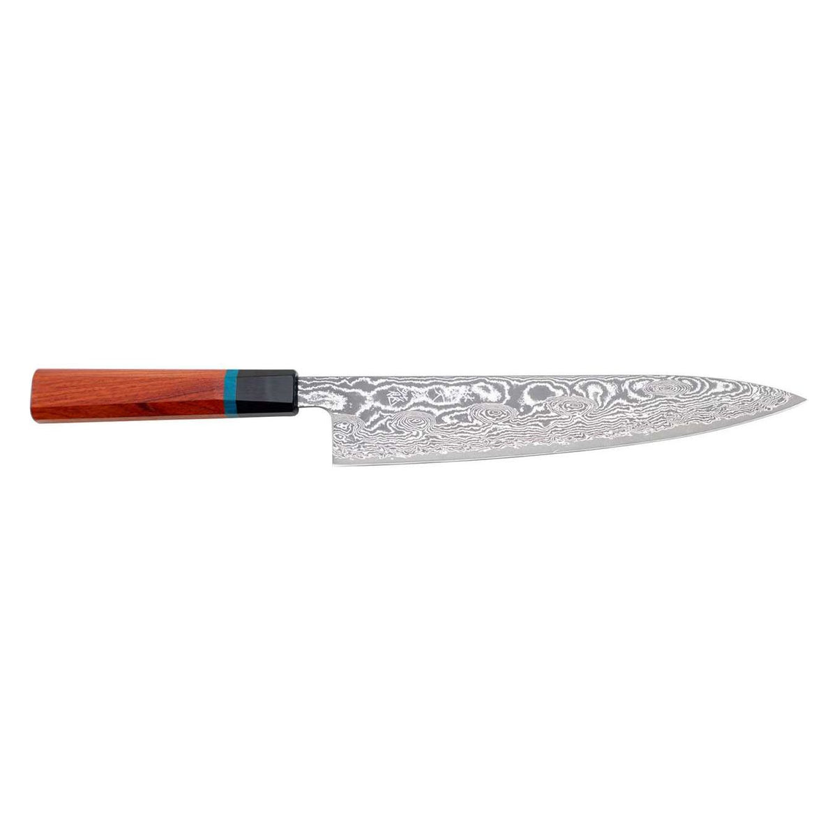 Ryusen Damascus Chef's Knife 21 cm Quince Handle Bonten Unryu KAI BU-504