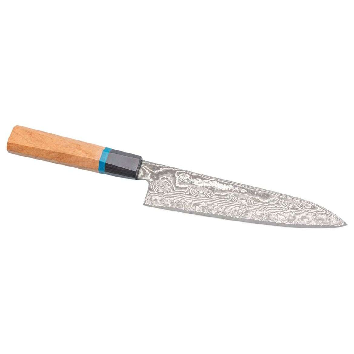 Ryusen Damascus Chef's Knife 21 cm Quince Handle Bonten Unryu KAI BU-504