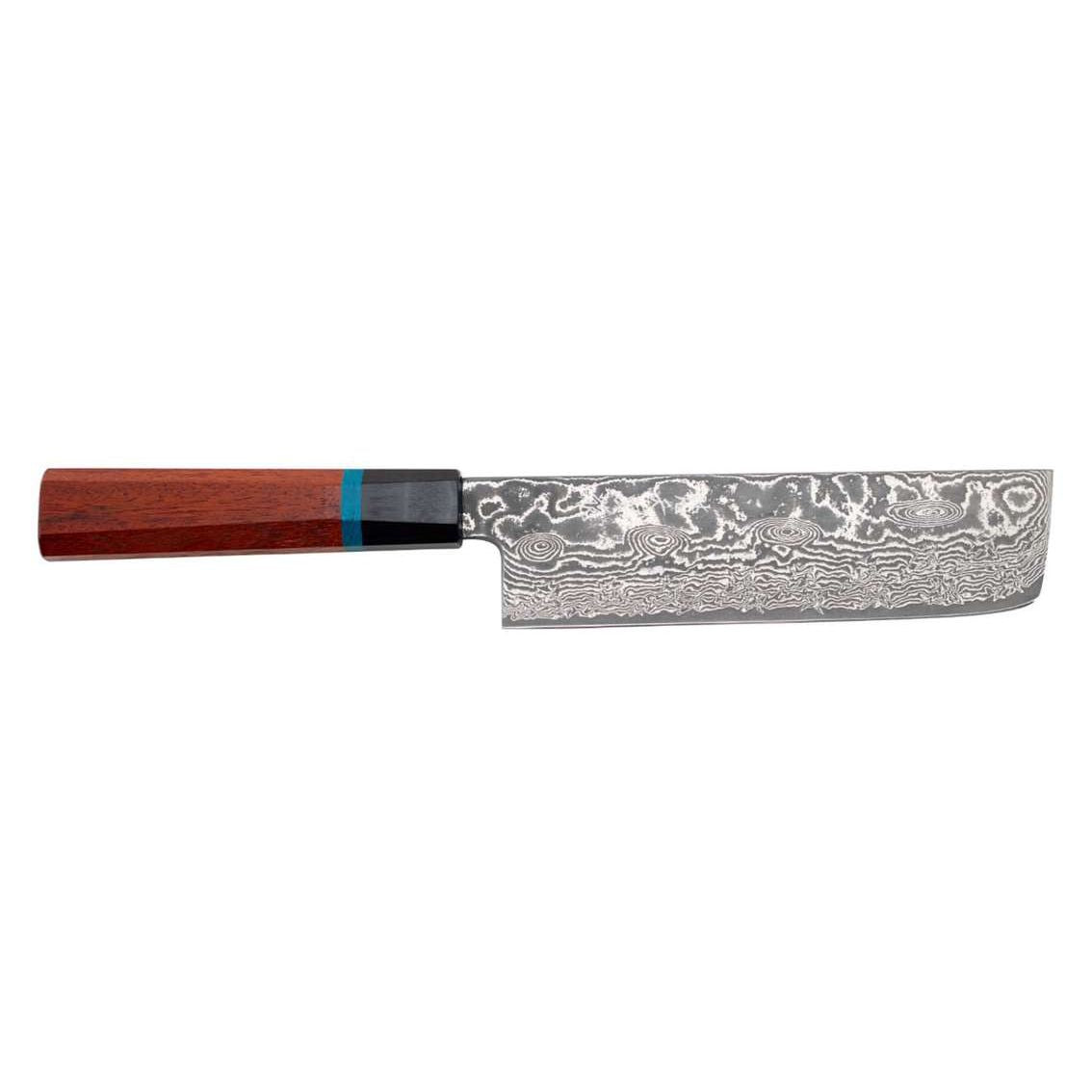 Ryusen Damascus Nakiri Knife 16.5 cm Quince Handle Bonten Unryu KAI BU-508