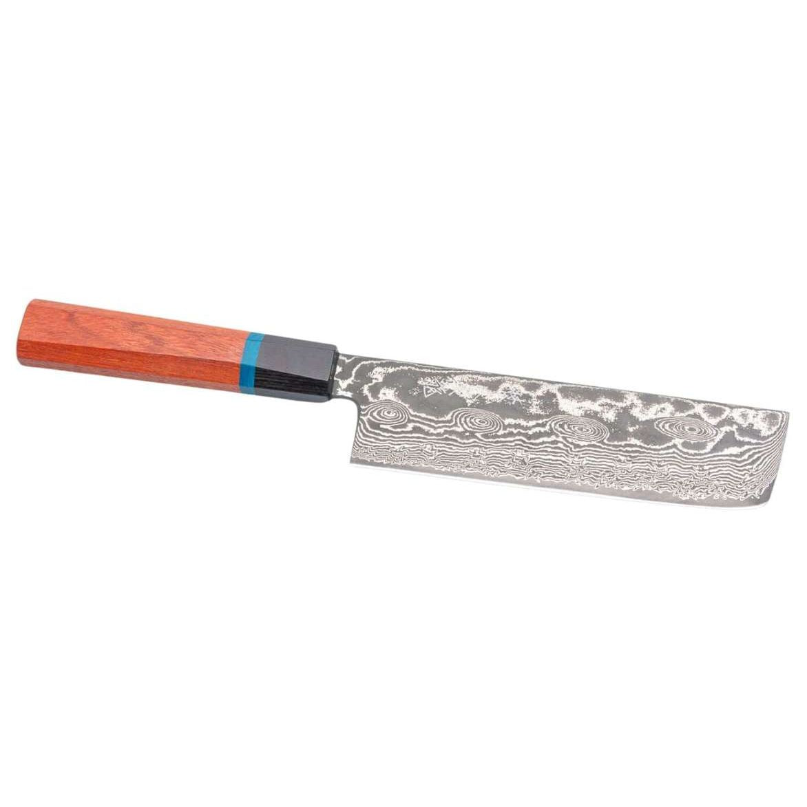 Ryusen Damascus Nakiri Knife 16.5 cm Quince Handle Bonten Unryu KAI BU-508