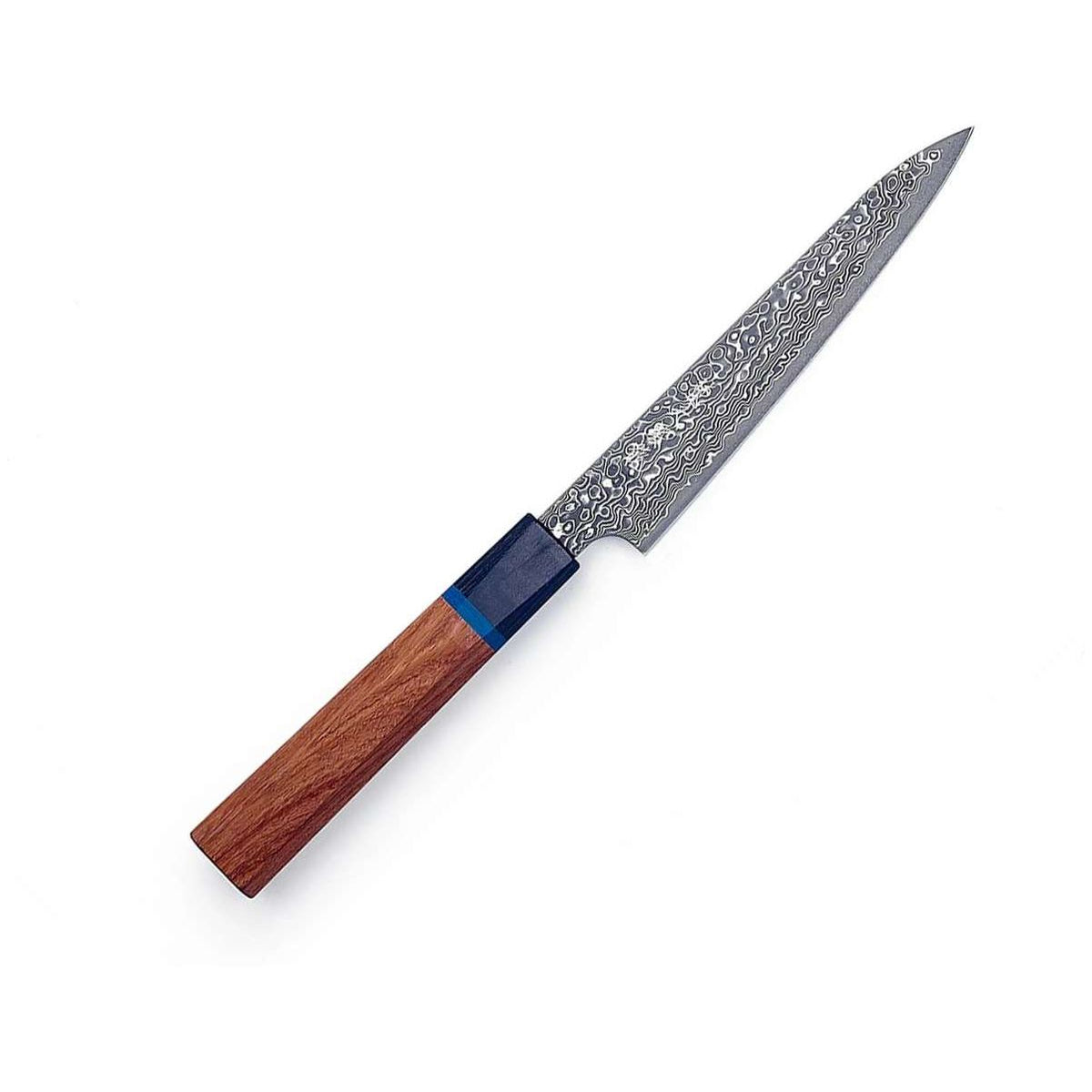 Ryusen Damascus Utility Knife 13.5 cm Quince Handle Bonten Unryu KAI BU-515